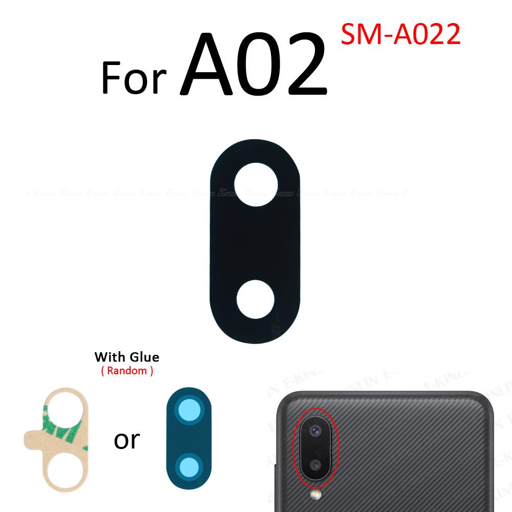 Back Camera Lens Rear Glass With Adhesive Sticker Glue Parts for Samsung Galaxy A02 A12 A22 A32 A42 A52 A72 A33 A53 A73 5G 4G. 