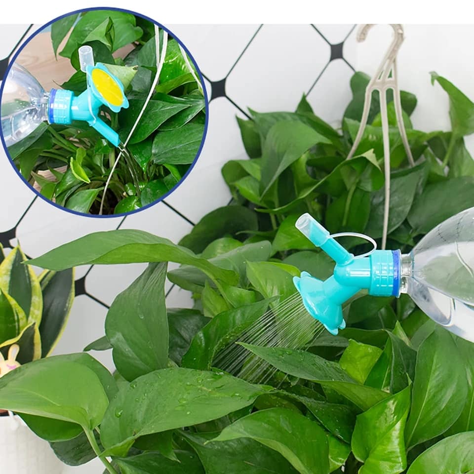 New sprinkler has a double-head design, which has multiple watering methods; and it is designed in the shape of a sunflower, which can add a fun to your gardening life.. 