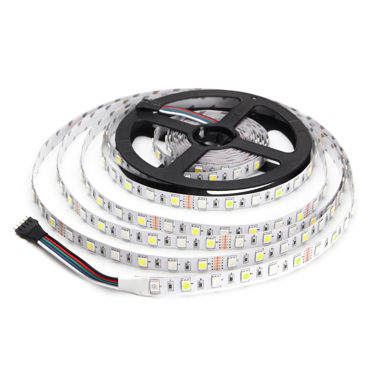 5M RGBW RGBWW SMD 5050 LED Strip Light Tape 12V RGB - RGB#Cool White. 