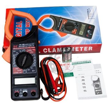 Digital Clamp Meter DT-266 For AC DC Electricity Ampere Measurement - Digital Multipurpose Clamp Meter Dt-266. 