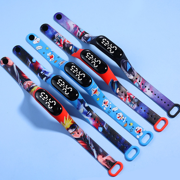 Dragon Ball, LED Fashionable Digital Goku Watch Waterproof Bracelet 2024 Collection. 