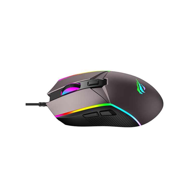 Havit MS1028 RGB Backlit Black Wired Gaming Mouse. 