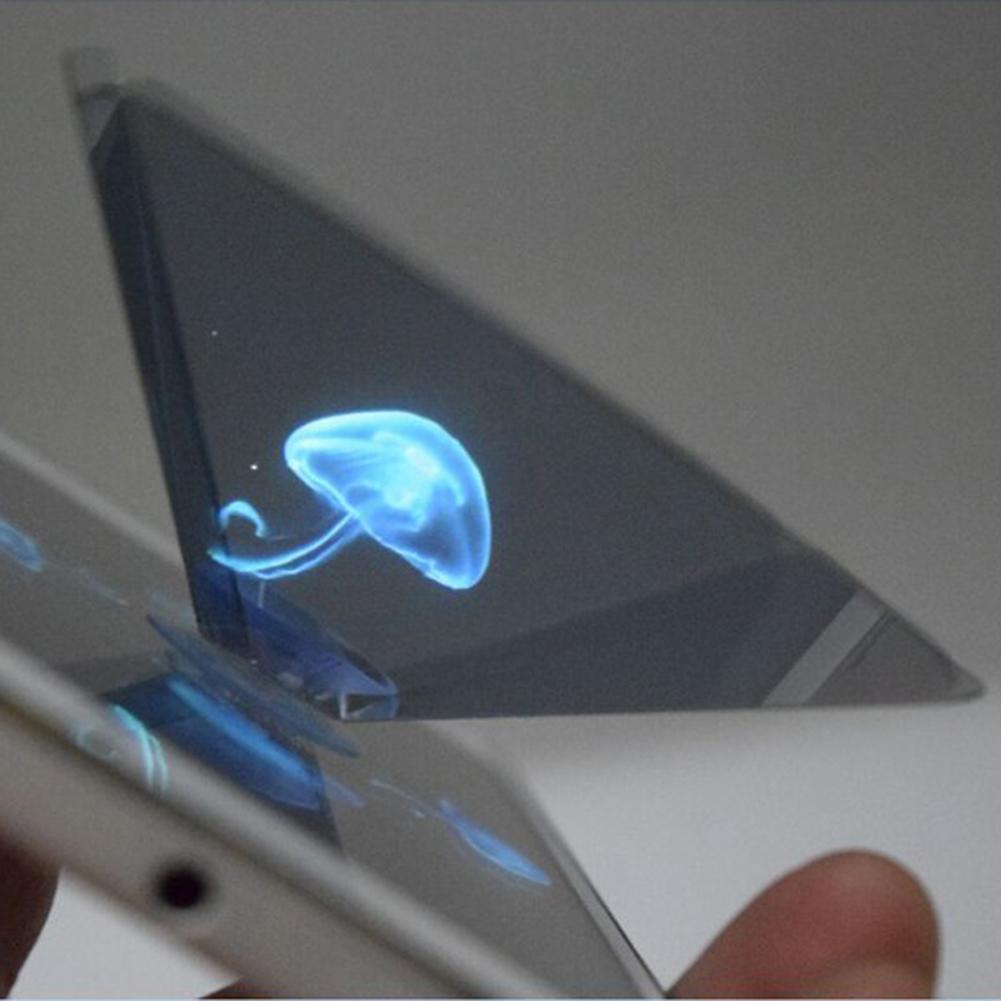 ALLOET Mobile Phone 3D Hologram Projector Display Advertise Holo Box Tablet Showcase Holographic Fil. 