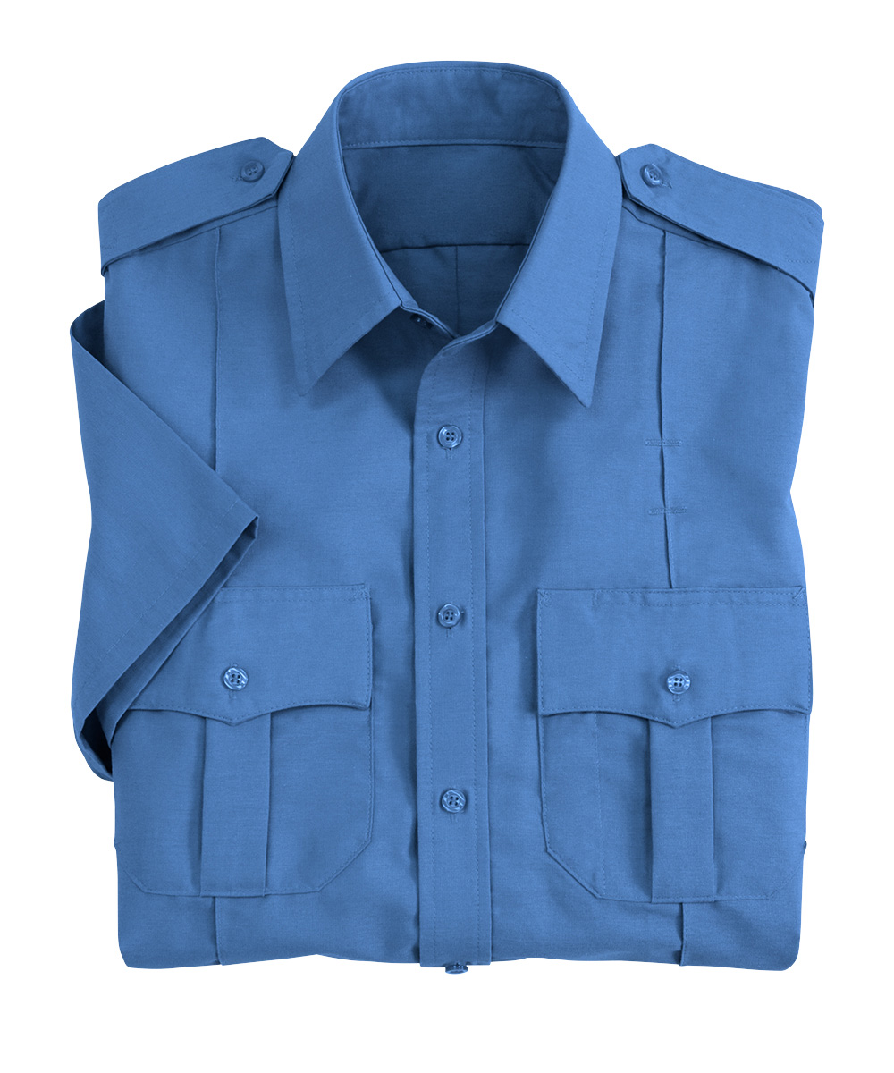 Security Guard Uniform Shirt with Shoulder Epaulets and Security Logo - Professional Look - Comfortable And Stylish. 