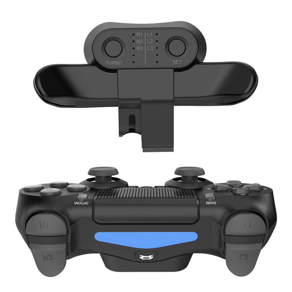 For PS4 Controller Extended Gamepad Back Button Attachment Joystick Rear Button Extension Adapter With Turbo For DualShock 4 ps4