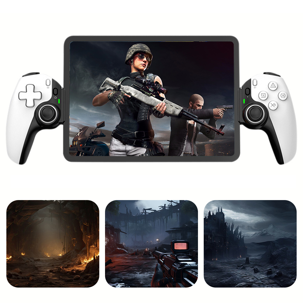 D9 Telescopic Game Controller 6-axis Gyro Bluetooth-Compatible 5.2 Cell Phone Gamepad Joystick for Switch/PS3/PS4/PC/Android/iOS. 