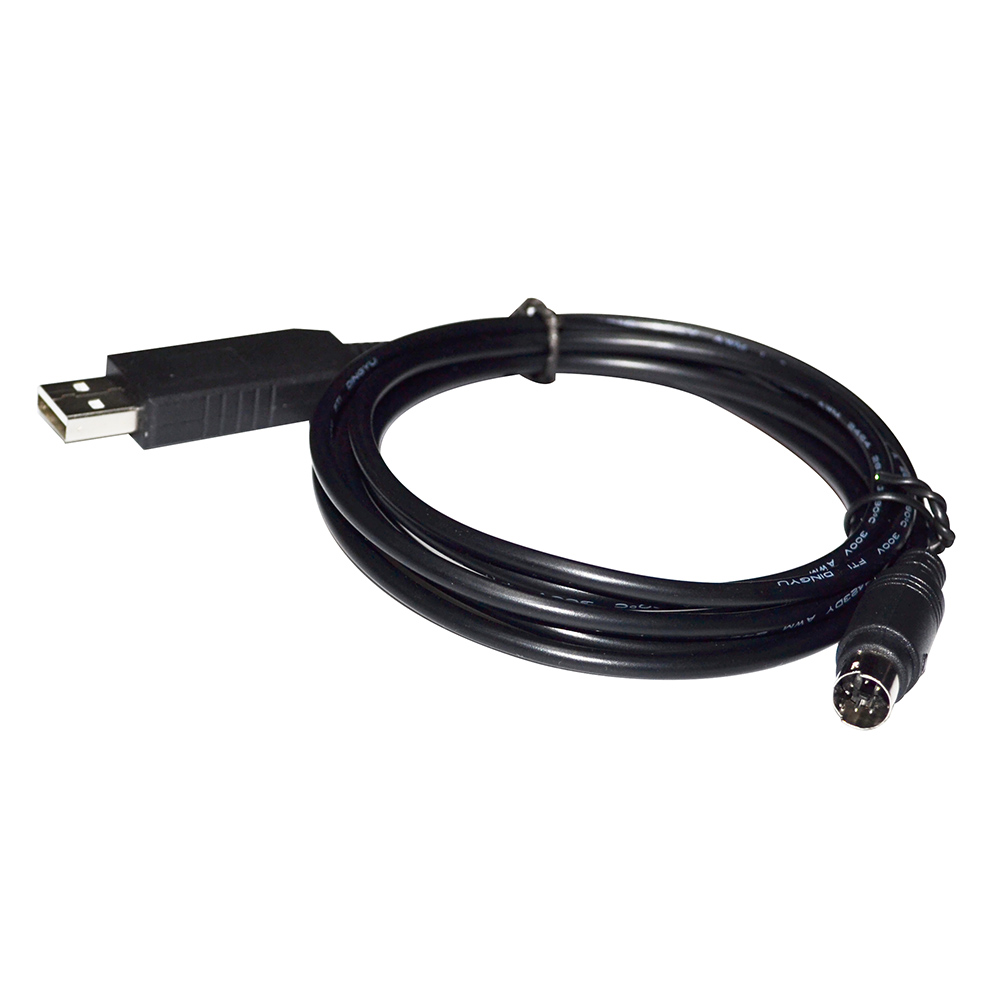 INDUSTRIAL FTDI FT232RL USB TO MINI DIN 4 PIN MD4 ADAPTER RS232 SERIAL COMMUNICATION CABLE FOR TAKAHASHI TEMMA CONNECTION TO PC. 