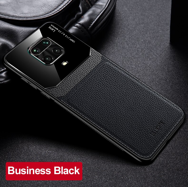 Shockproof Case for Xiaomi Redmi Note 9S 9 Pro Max Leather Lens Glass Phone Back Cover For Redmi Note 8 Pro 8T 8 8A K20