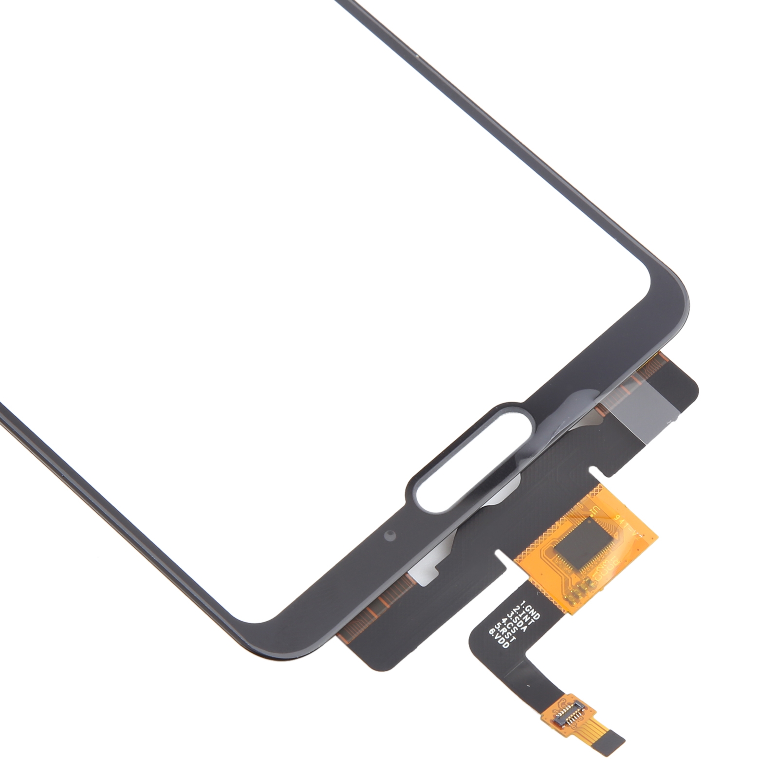 For Sharp Aquos R5G Touch Panel (Black). 