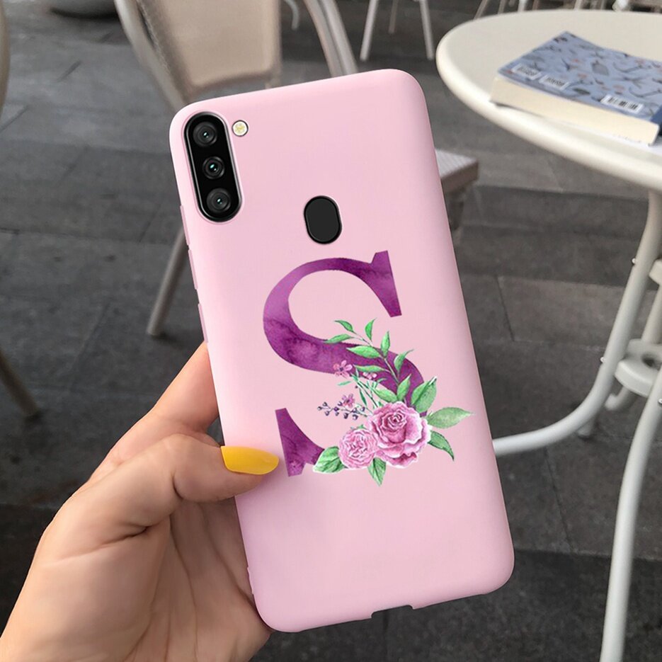 For Samsung A11 Case GalaxyA11 Soft Letters Back Cover For Samsung Galaxy A11 SM-A115F Casing. 