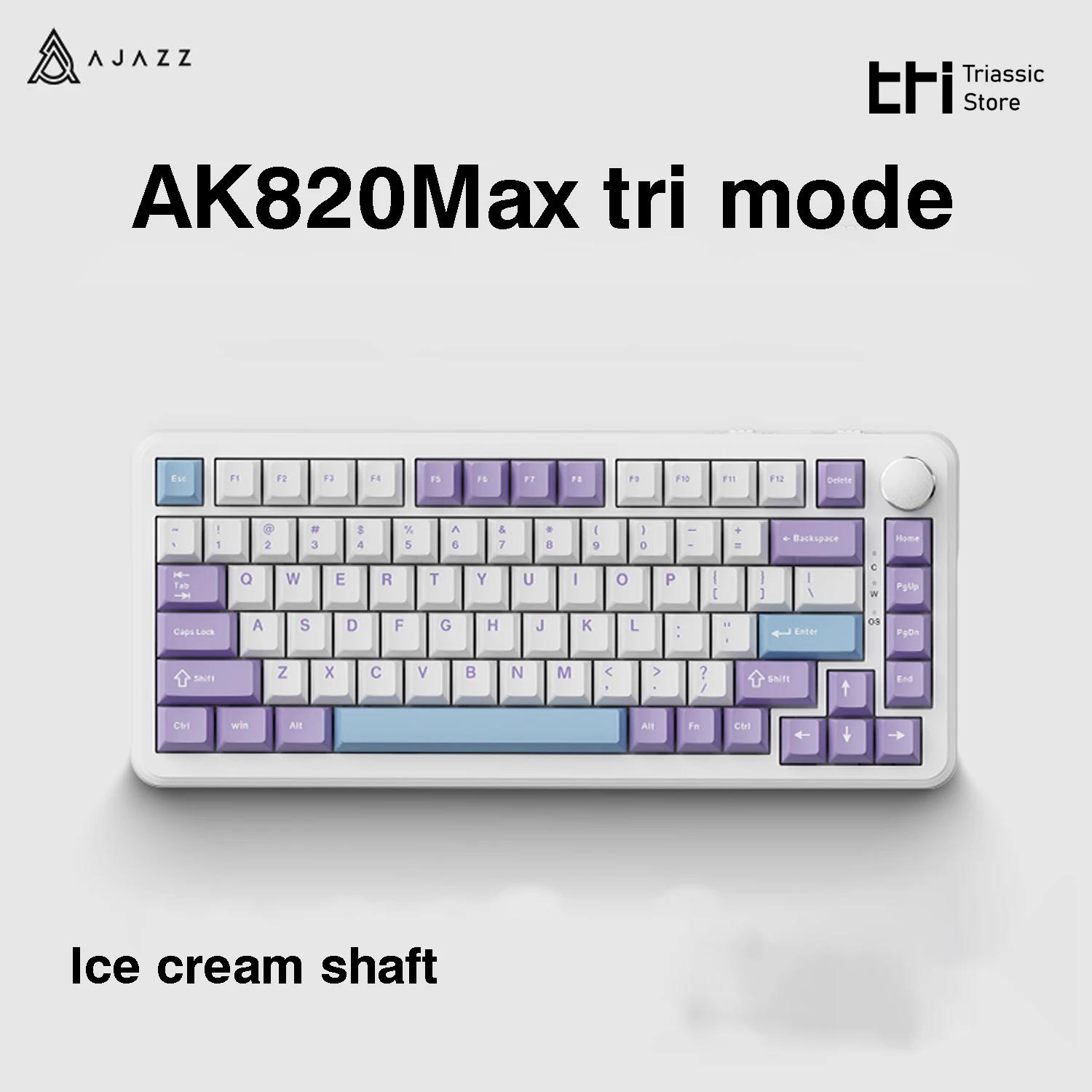 AJAZZ AK820 MAX HE Rapid Trigger Keyboard, Wired Gaming Keyboard, Hall Effect Gasket Mechanical Keyboard, Adjustable Actuation. 