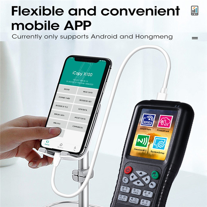 RFID Copier with Full Decode Function Smart Card Key NFC IC ID Duplicator Reader Writer