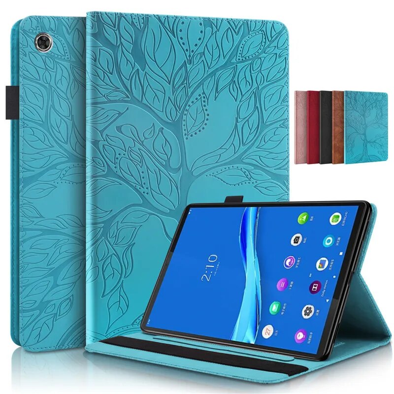Case for Lenovo Tab M10 M 10 FHD Plus TB-X606X TB-X606F 10.3 inch 3D Tree Embossed Tablet Shell for Lenovo Tab M10 Plus Cover. 