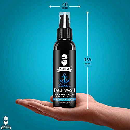 Muuch.stac Ocean Face Wash for Men (Made in India). 