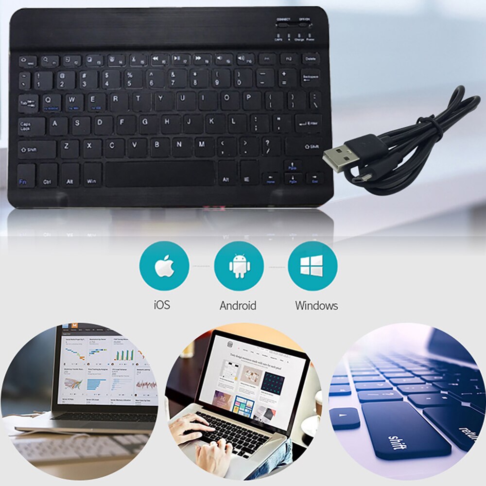 Mini  Bluetooth Keyboard for Go10" GoGW10/10" GoX GBT10/9" GoX GT9X  Rechargeable Keyboard+Bracket. 