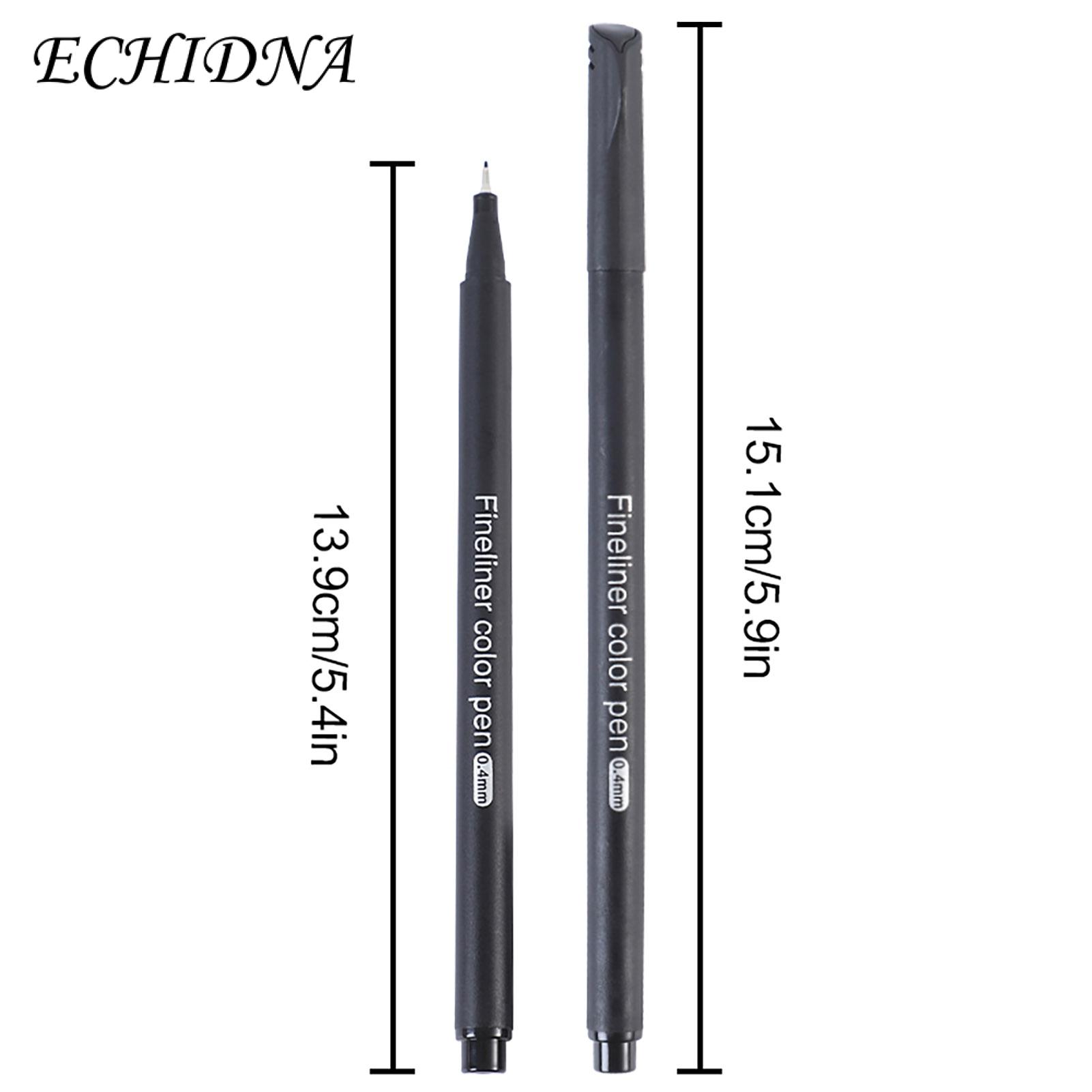 -life Art Pen Premium Color Hook Pen Set for Anime Artists Fine int 0.4mm Metal Nib Drawing Pens Ideal for Sketching Detailing Ultra-fine Tip Set of 1. 