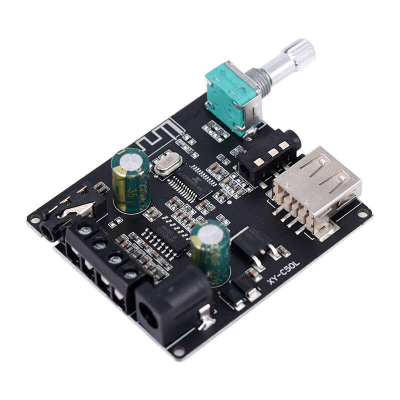 Bluetooth board MP3 decoder mini speaker motherboard receiver D-class digital amplifier module 50W. 