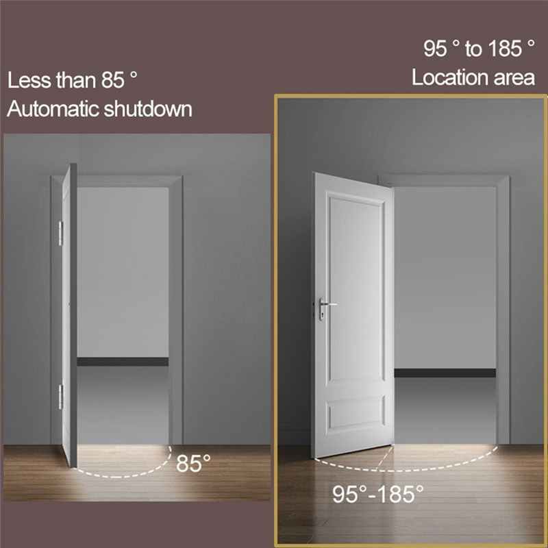 Automatic Door Closer Hinges for Cabinet Wardrobe Multi-Function Detachable Spring Hinges Positioning Door Closer,Gold. 