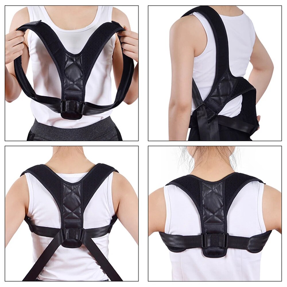 Posture Corrector for Women Men,Comfortable Posture Trainer for Spinal Alignment Posture Support, Adjustable Back Straightener. 