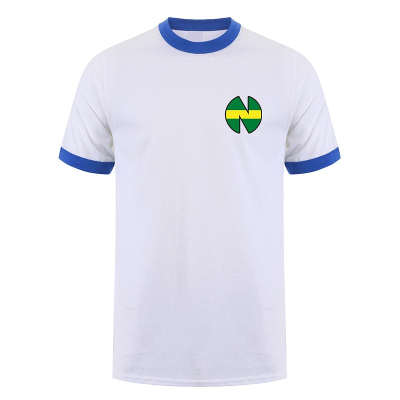 Captain Tsubasa Logo T Shirts Man Short Sleeve Anime Cartoon Cotton Tops 21 Colors. 