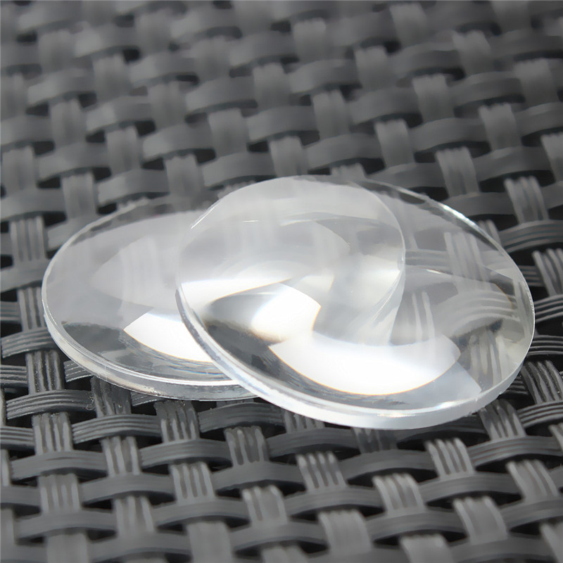 10Pcs Dia 25mm Focal Length 45mm BiConvex Clear Lens Convex Glass Lens For Google Cardboard Box 3D VR Glasses Magnifying Lens. 