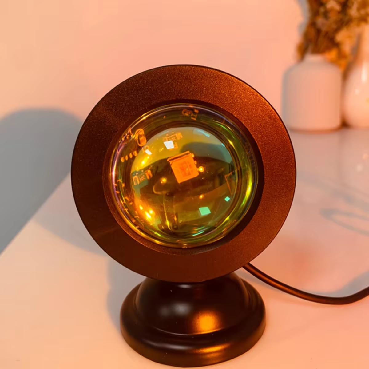 LED Sunset Lights USB Projection Night Lights Portable Neon Lights for Bedrooms. 