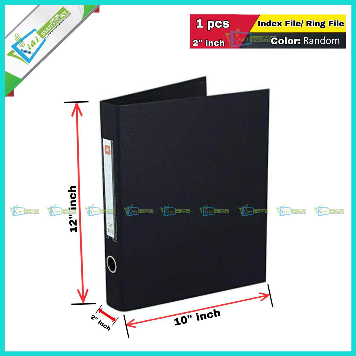 Index File / Ring File 2 inch Random Color 1 Pcs