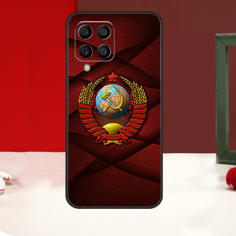 Coat Of Arms Russian CCCP Flag Case For Samsung Galaxy M33 M53 M13 M23 M52 M32 M12 M11 M31 M51 M20 M21 M14 M54 M31s Cover. 