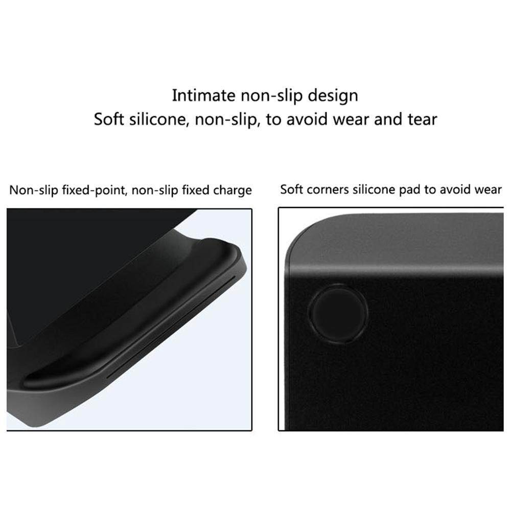 Wireless ChargerQi Certified Fast Charger for Samsung Galaxy Note 8 S8 S8 Plus S7 S7 Edge Note 5 S6 Edge Plus Apple iPhone X / 8 / 8 Plus and All Qi-Enabled Devices Black and White. 