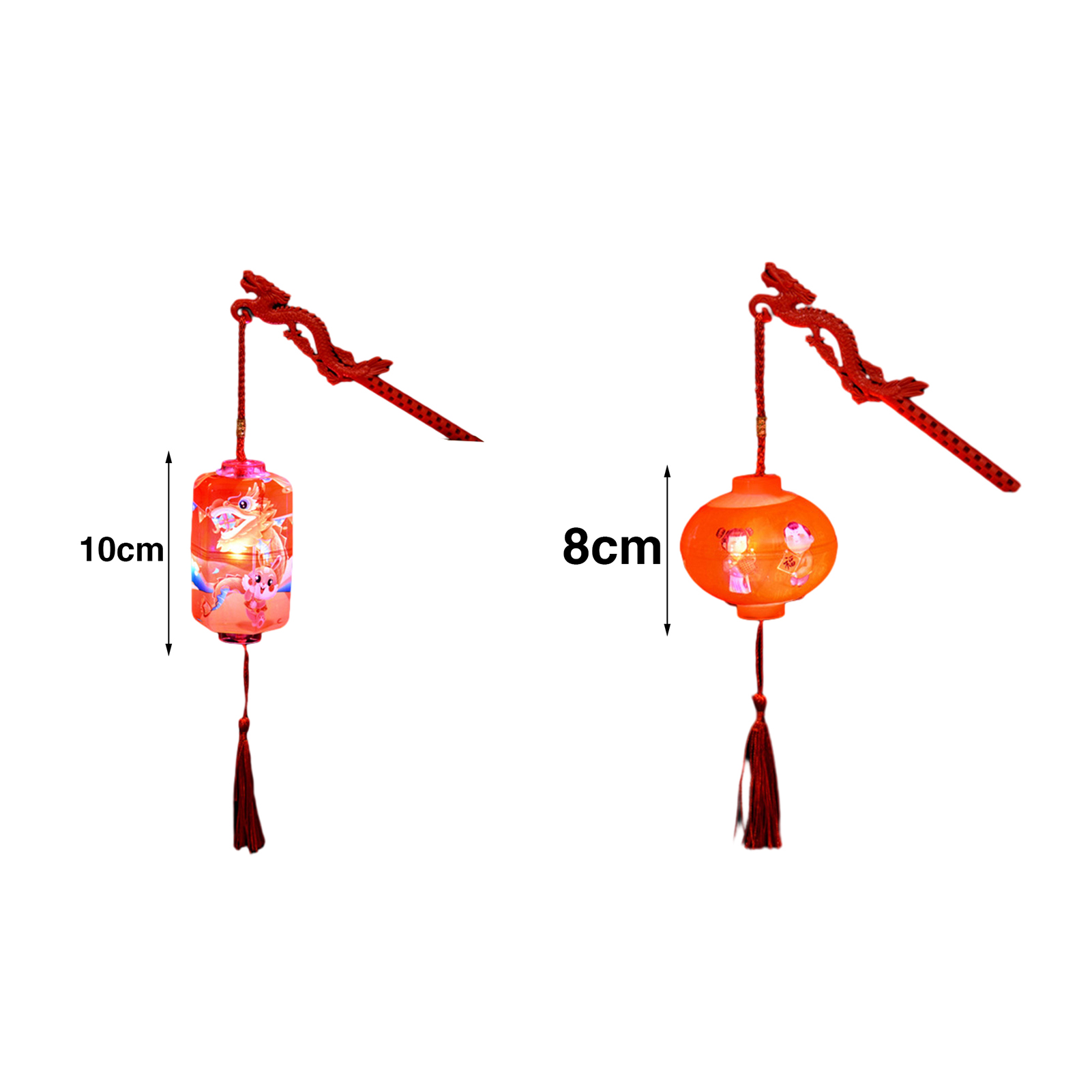 Chinese Lantern Dragon Lantern Toy for New Year Spring Festival Handheld Chinese Style Lantern with 3 Flash Modes Kids Decoration Spring Festival Lantern. 