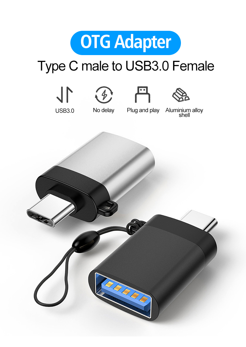 GEEOO GB-5 OTG USB Type A to Type C Converter USB 3.0 Adapter. 