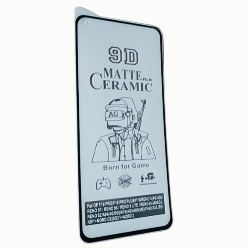 Matte Ceramic Film Screen Protector I OPPO K9 5G / OPPO FIND X3 LITE 5G I Matte Finish Full Coverage Screen Guard Protector Screen Protector (It's Not GLASS). 