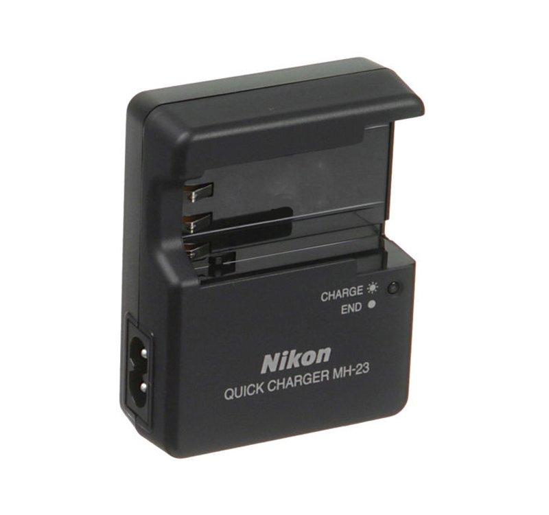 Nikon MH-23 Charger for  D40 D60 D3000 D5000 with Free Power Cable. 