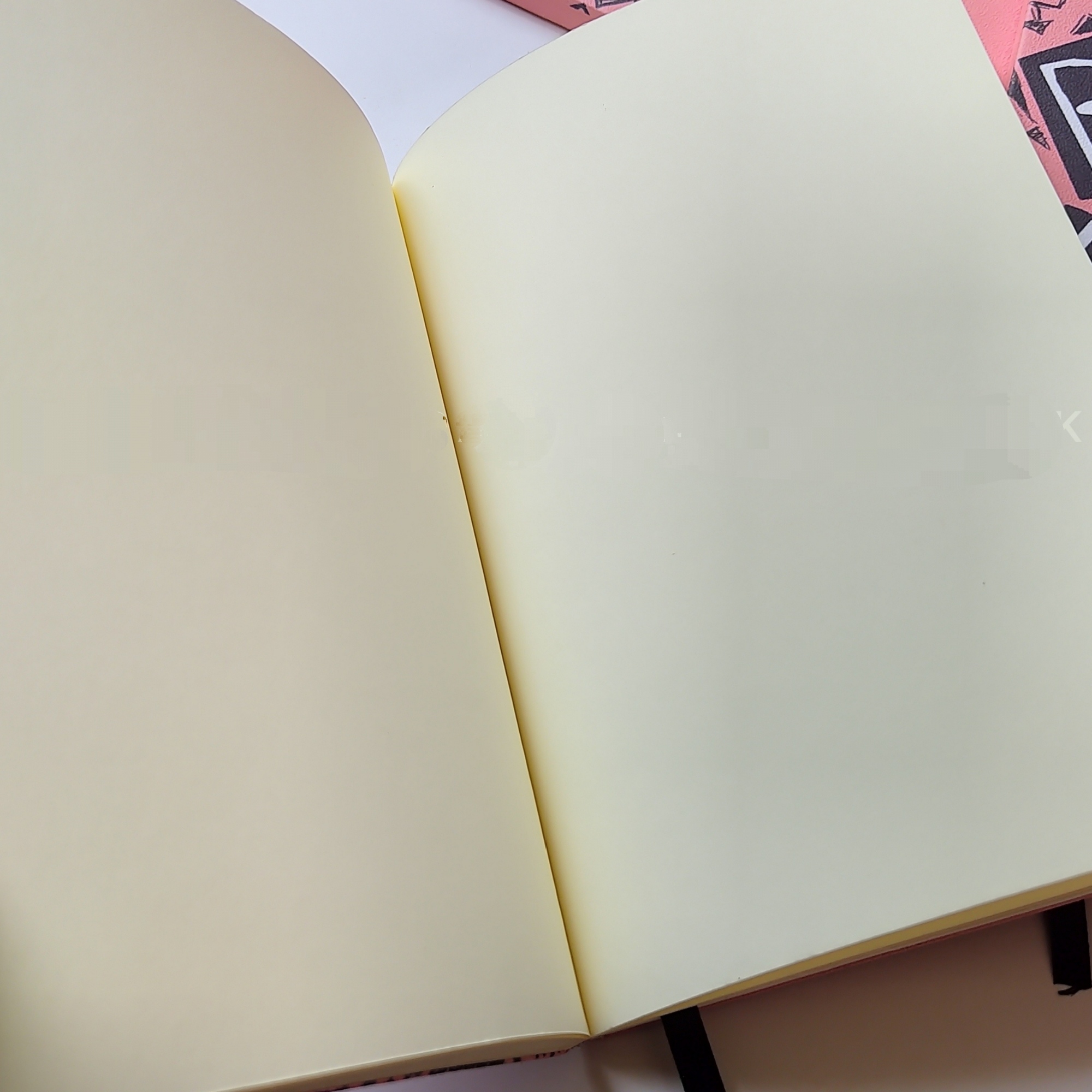 Aesthetic blank page Notebook (7.5"/5.5" size). 