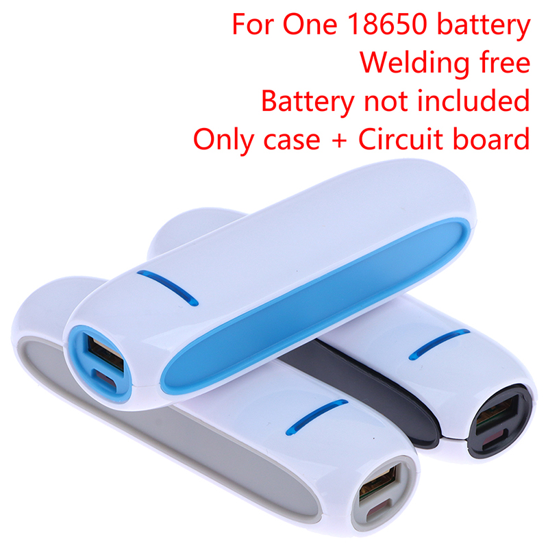 1Pc 18650 Battery Charger Box DIY Universal 5V USB Power Bank Case Kit DIY For Mobile Phone Not including Battery Gonghpng. 