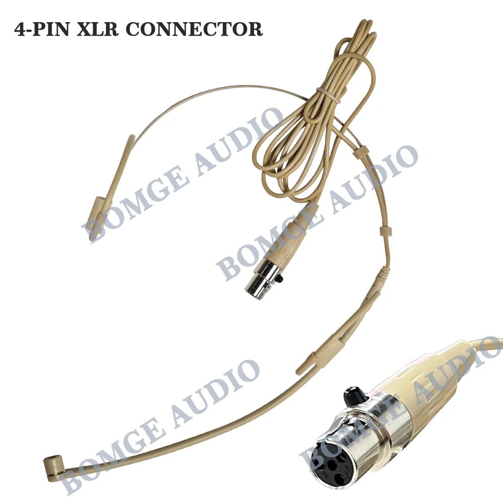 Headset Microphone For Sennheiser Shure AKG Professional wireless microphone system, various interfaces 4-pin 3-pin XLR 3.5mm. 