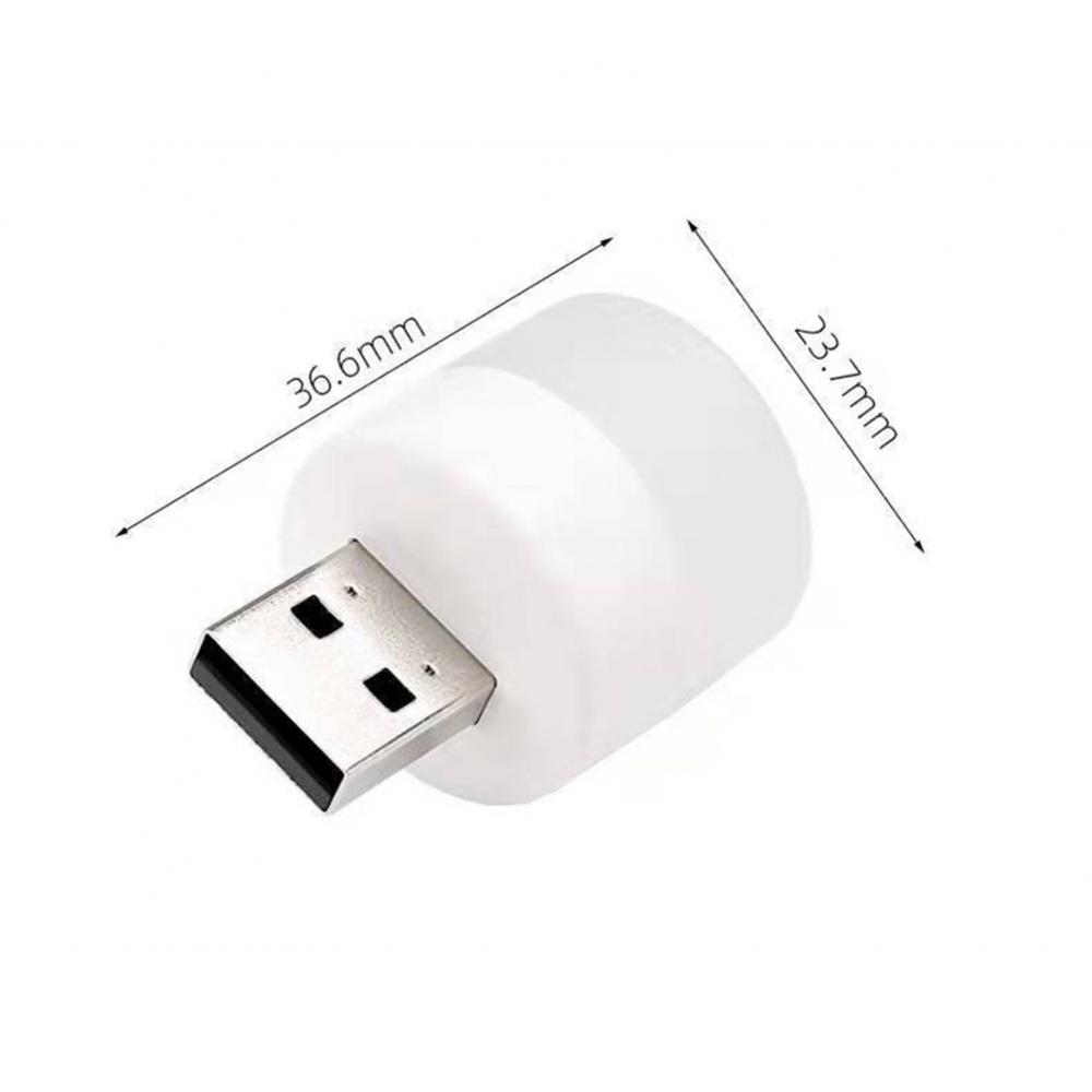 10 PCS Mini USB Led light Portable white color Suitable for powerbank ...