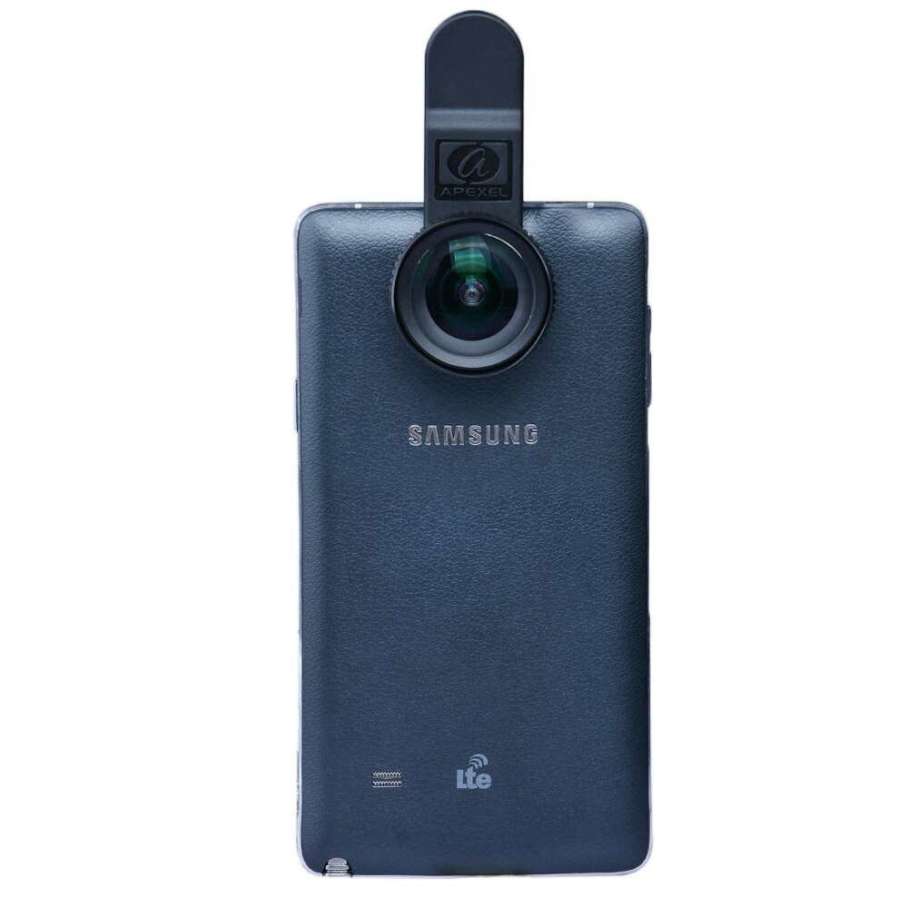 【happy one】Apexel Lens HD Wide Angle Optic Pro Lens Cell Phone Camera Lens Kit 0.6X for Samsung galaxy plus S7 S6 phone 18MM. 