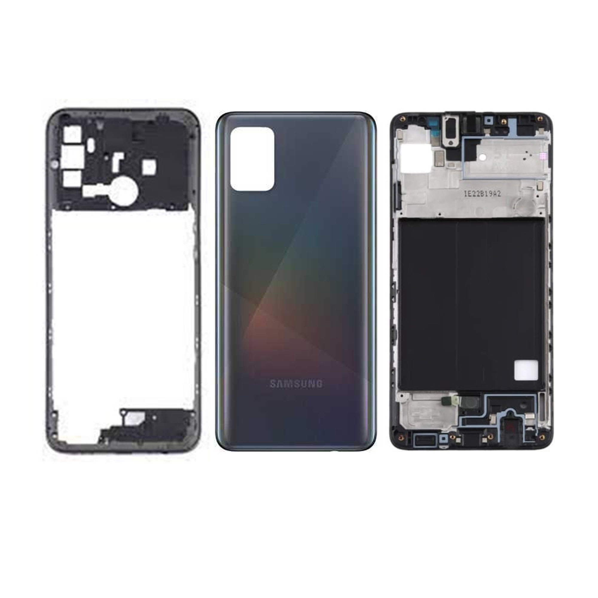 Full Body Housing for Samsung Galaxy A51 (LCD Frame,Middle Frame Panel and Back Panel). 