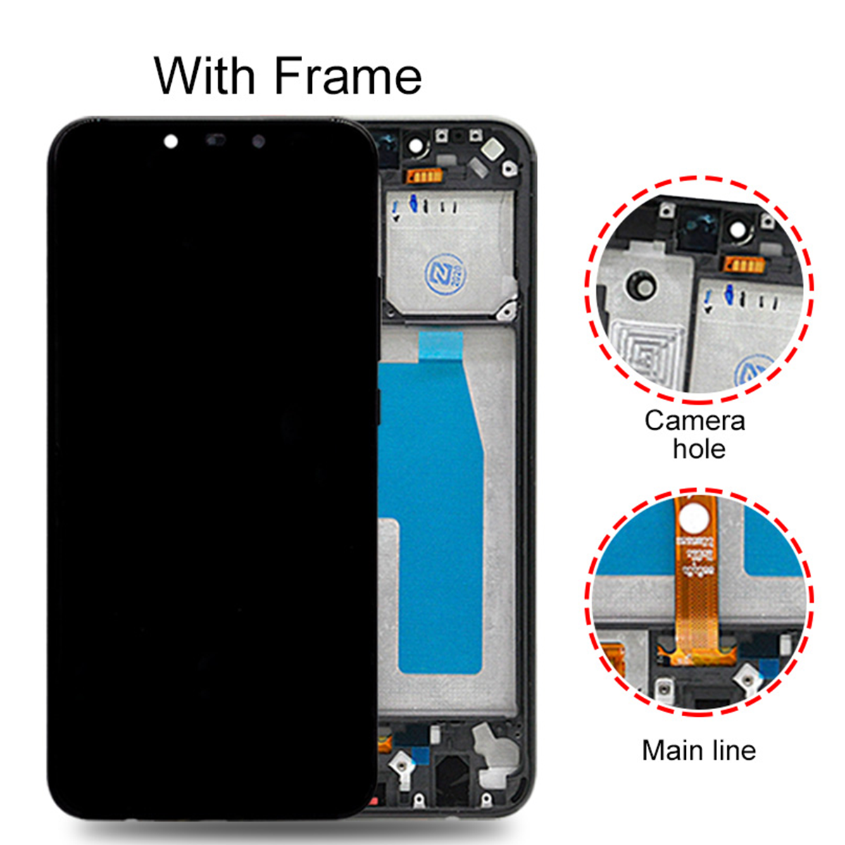 LCD With Frame For Huawei Nova 3i P Smart Plus 2018 INE-LX1 LX1r LX2r Display Touch Screen Replacement Parts. 
