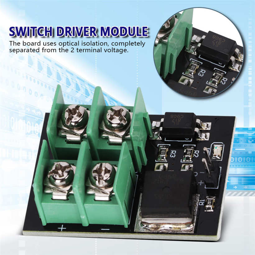 Switch driver module low voltage MOSFET switch 3V 5V high 12V 24V 36V field effect transistor. 