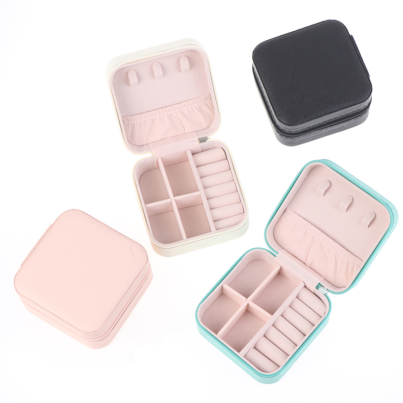 Jewelry Organizer Display Jewelry Case Portable Jewelry Box Leather