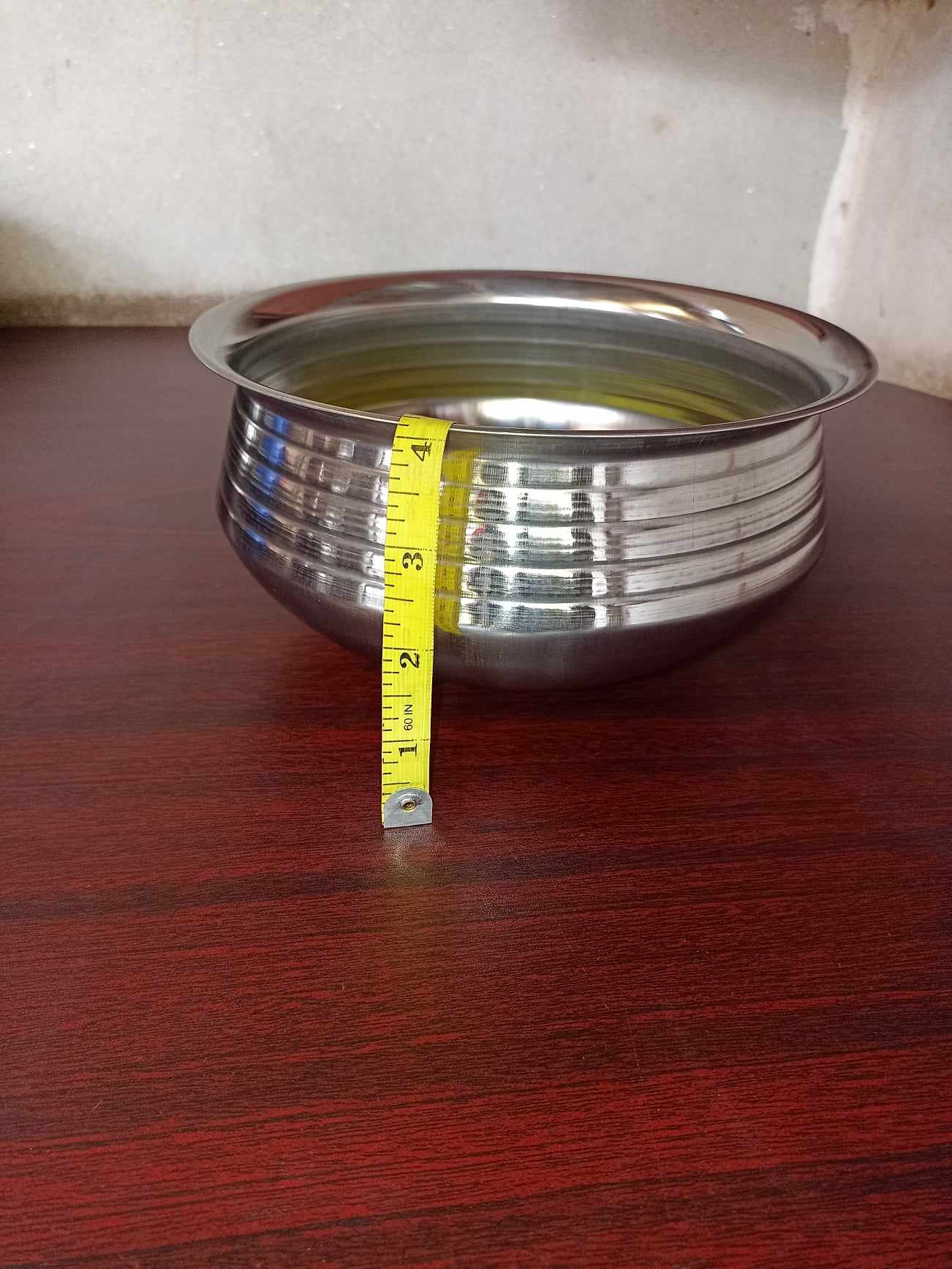 Stainless Steel Patil - Hari No 16 Size for Kitchen. 
