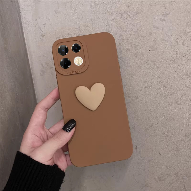 Caing 3D Love Stickers Infinix Note 40 Pro Note 40 4G 5G 2024 Note 40 Pro Plus Note 40 Pro+ Case. 