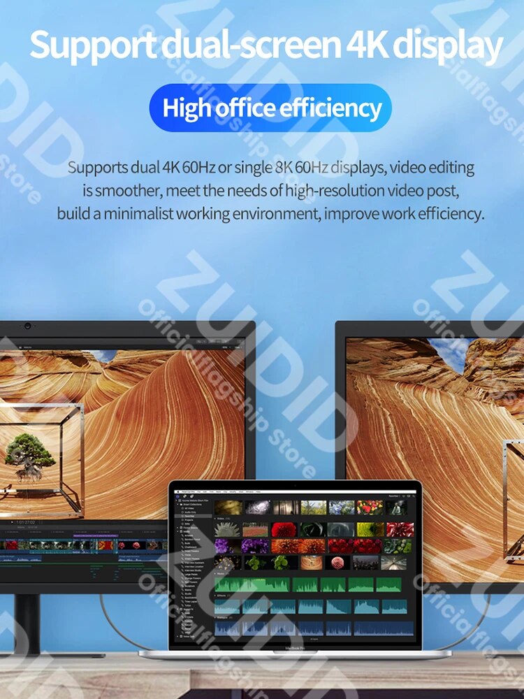 Thunderbolt 4/3 Coaxial Cable 8K@60Hz USB4 40Gbps USB Type C to Type C PD100W Fast Charging Data Cable USB-C Cable for MacBook. 