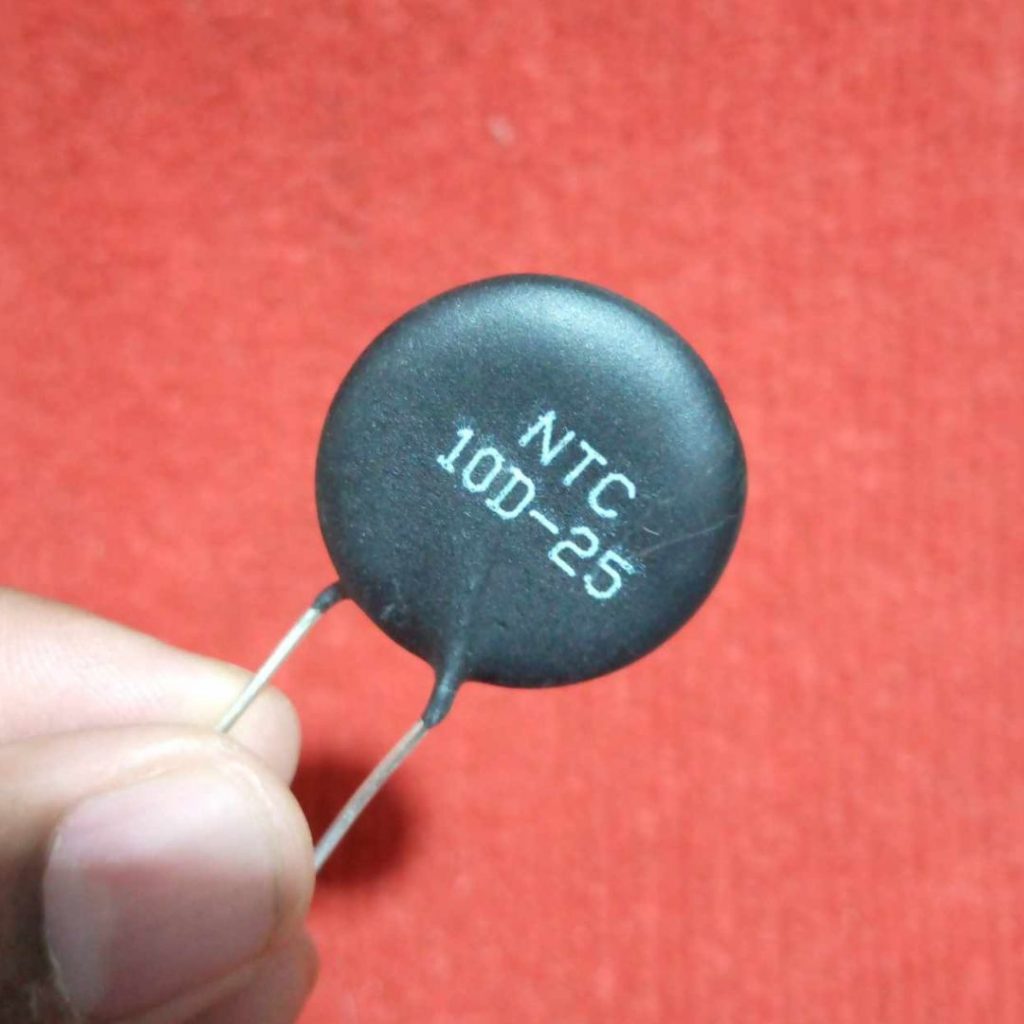 BLACK NTC 10D-25 25mm Leaded Epoxy Coated Thermistor Temperature Sensor NTC 10 Ohm Thermal Resistor 10 Ohm Thermistor 2 Pin Leads 10 Ohm NTC 10 Ohm Temperature Sensor. 