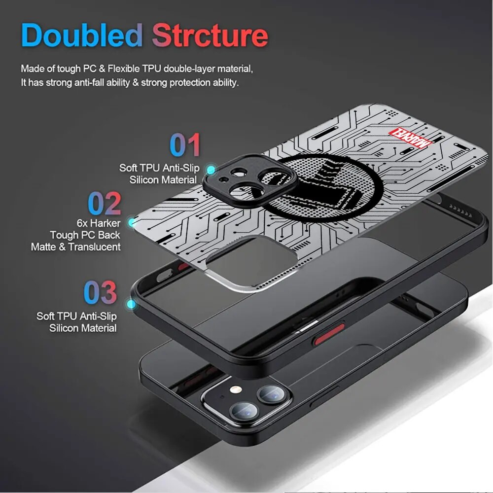 Phone Case for Apple iPhone 8 Plus XS X 12 Mini 7 6S 11 Pro 15 Pro SE 14 Pro Max 13 XR Cover Marvel Spider Man Iron Man. 