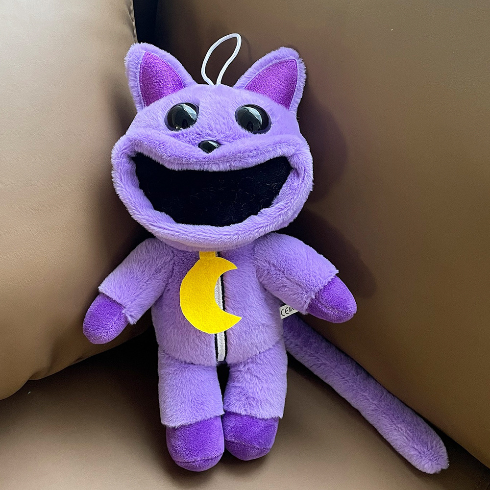 Poppy playtime3 Bobby's Game Time 3 smiling critters Big Eye Purple Cat Doll. 