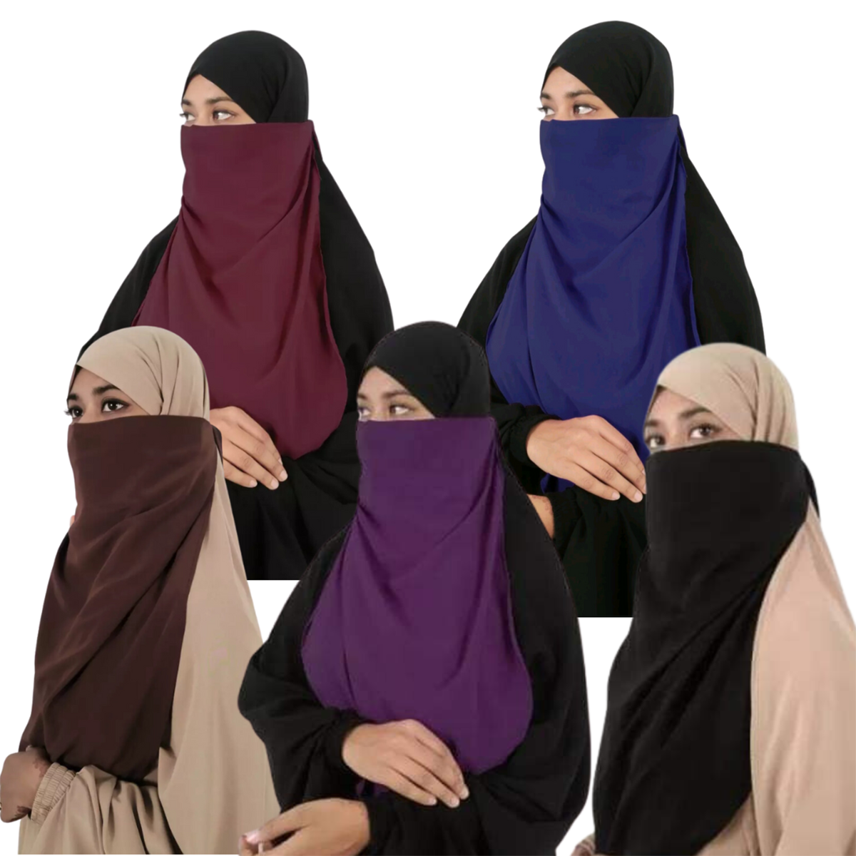 Nose Niqab For Woman 5 pic Random Colour