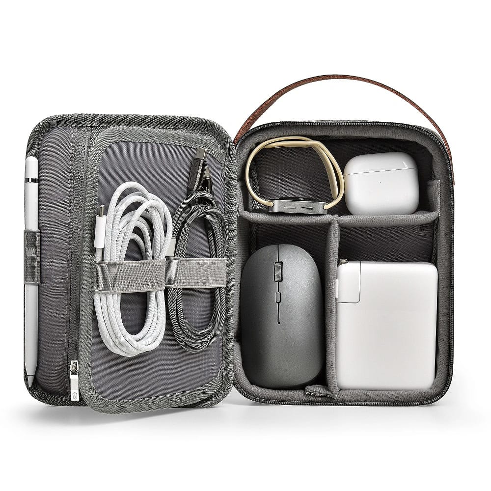 WiWU Minimalist Travel Pouch for Electronics Macbook Accessorie Organizer Bag. 
